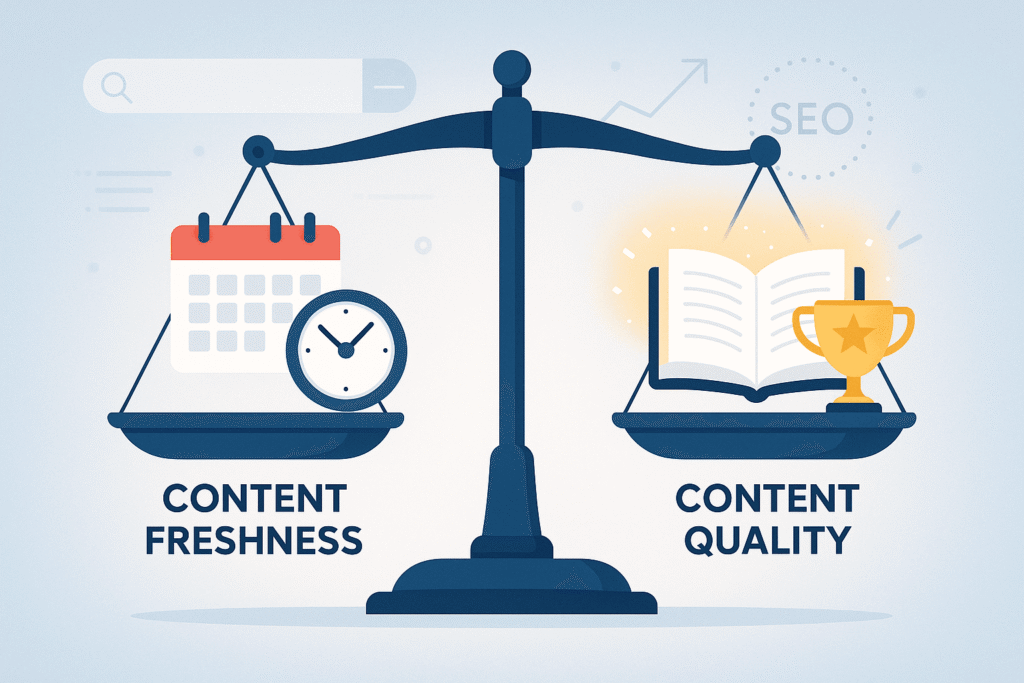 Content Freshness vs. Content Quality