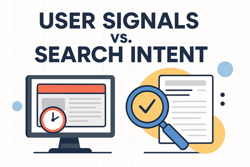 User Signals vs. Search Intent