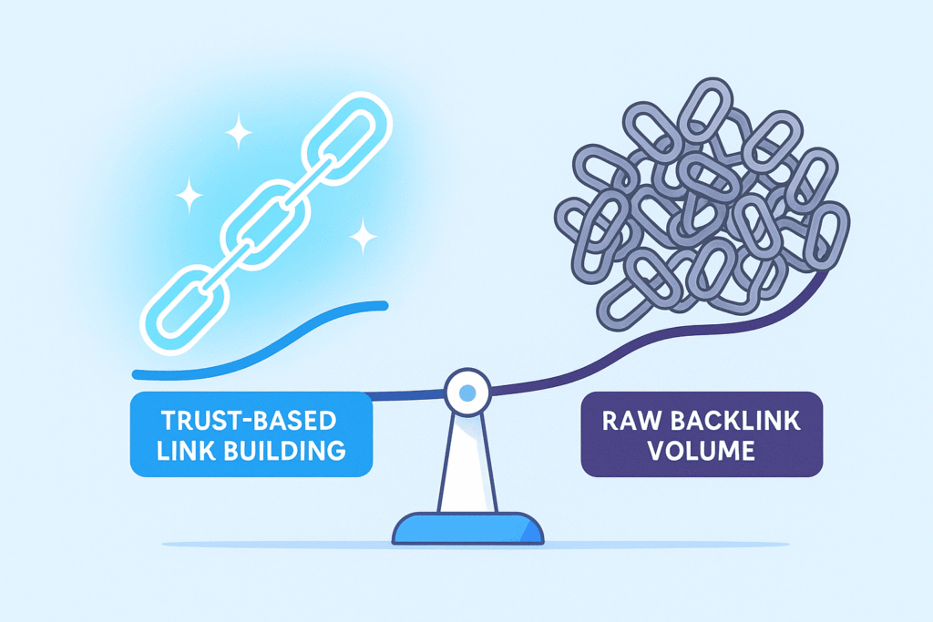 trust-based link velocity