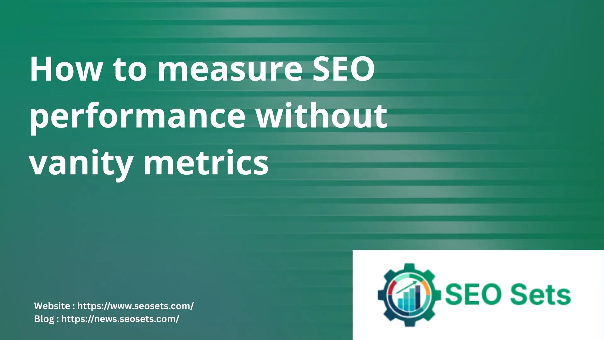 SEO performance