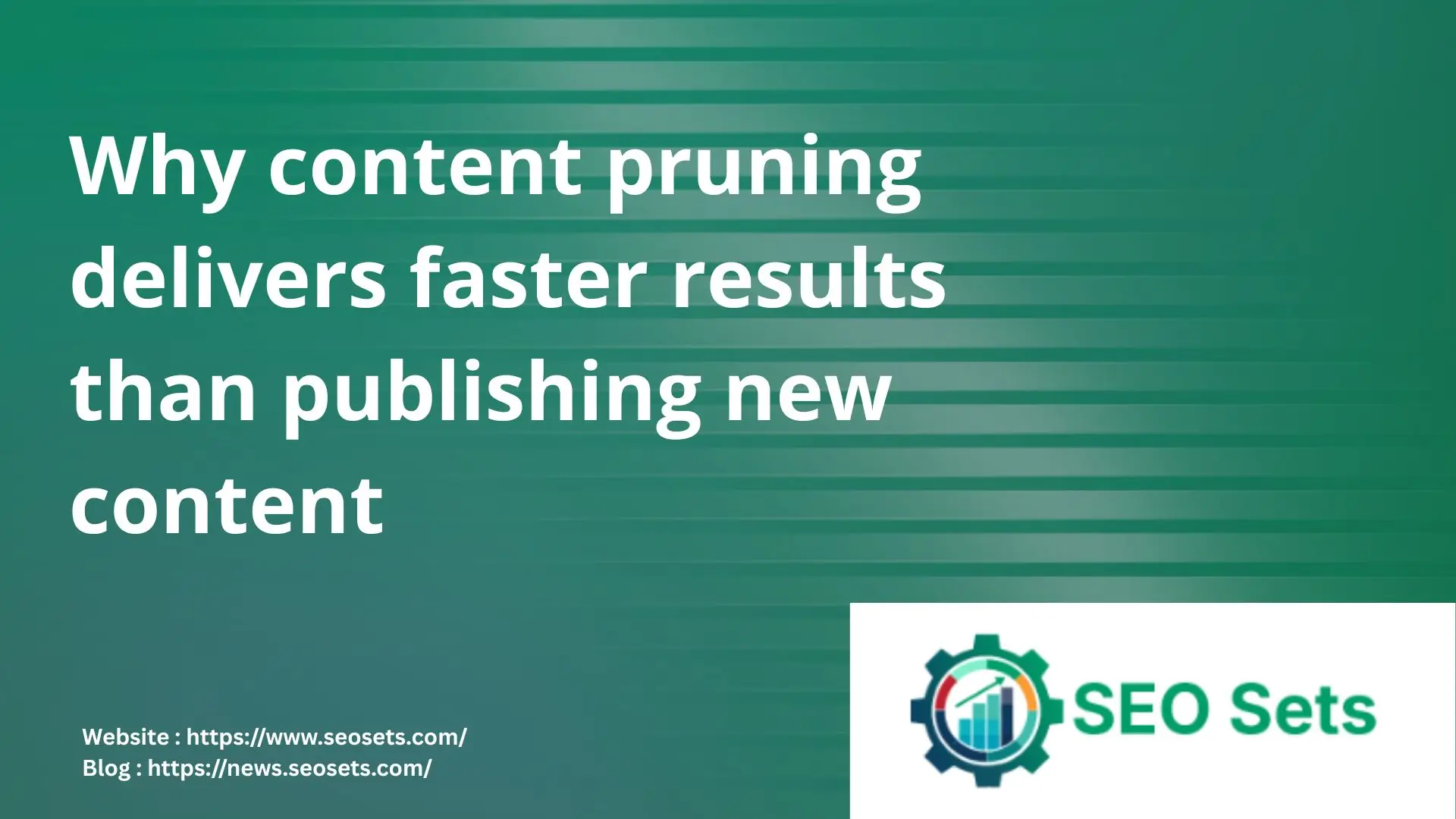 content pruning
