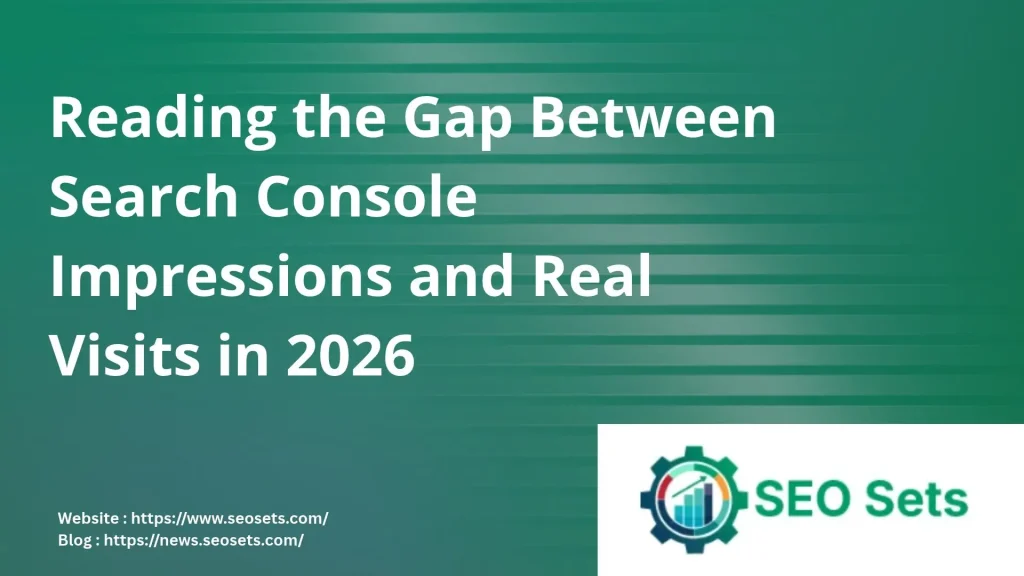 Reading the Gap Between Search Console Impressions and Real Visits in 2026
